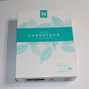 Brand New Neenah White‎ Index Cardstock 110 lb/199 gsm. Unopened